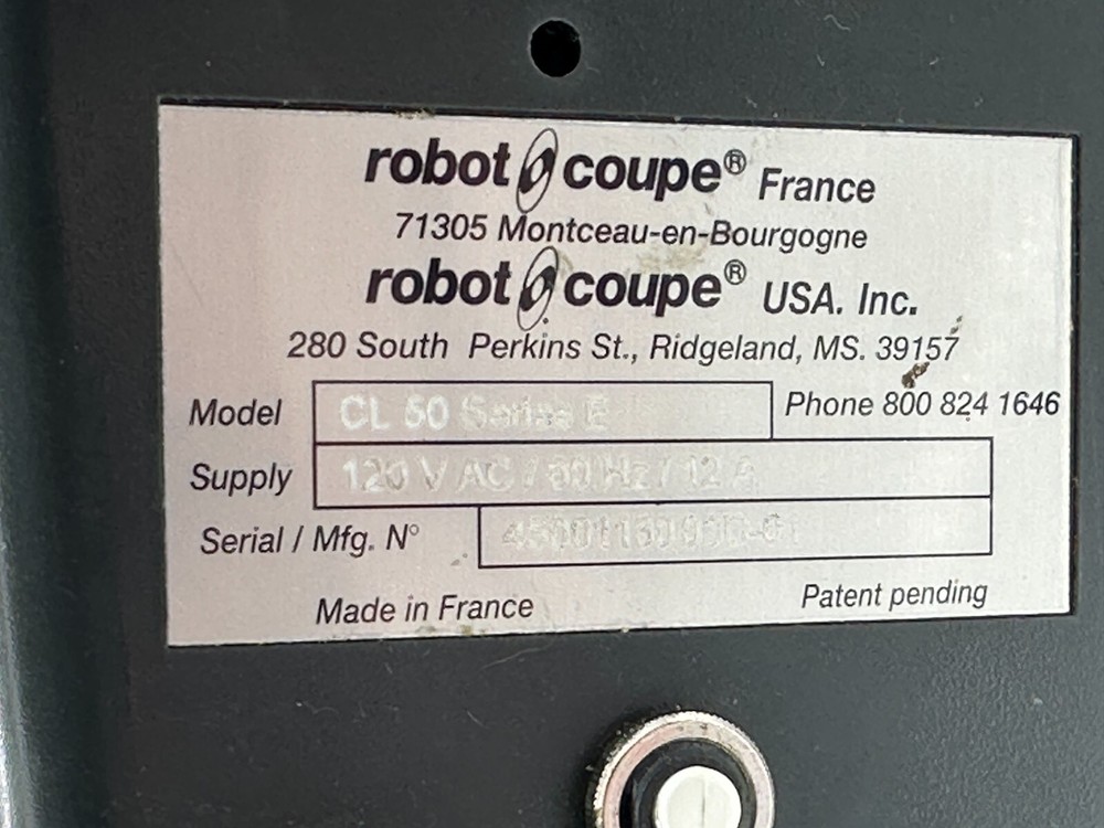 Robot Coupe CL50 Series E Continuous Feed Food Processor Prep Machine - TESTED
