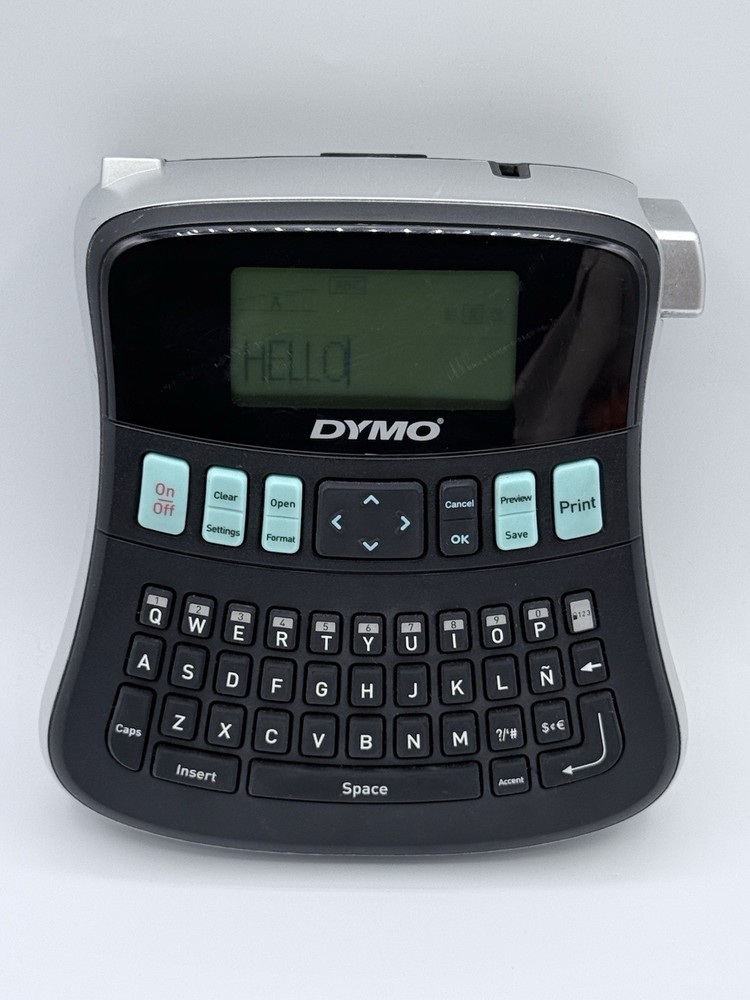 Dymo LabelManager 210D Label Maker Printer Black Tested Working