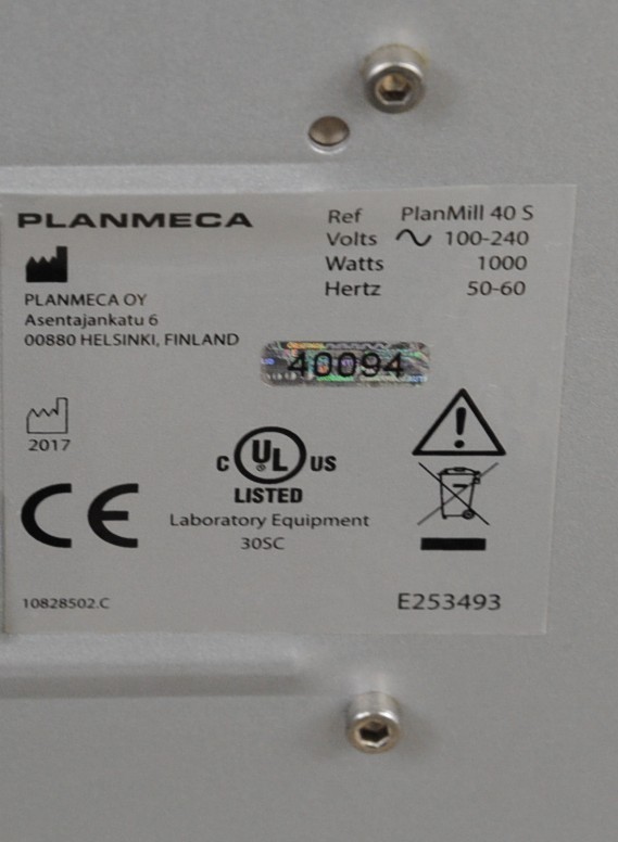 Planmeca PlanMill 40 S Dental Milling Machine