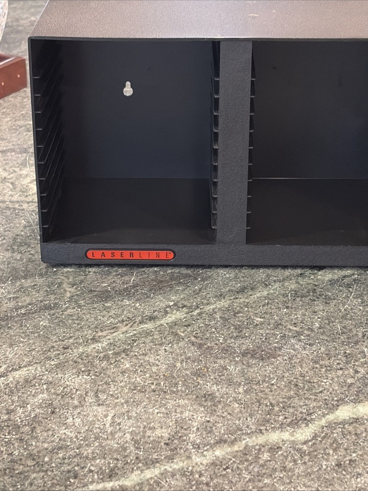 Laserline Wall Or Tabletop 36 CD Storage Holder Rack 30 Single CD 3 Double CD
