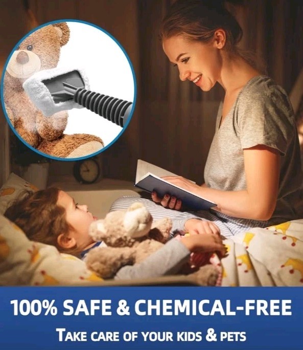 Handheld Steam Cleaner, Pressurized Multi-Surface Steam Shot