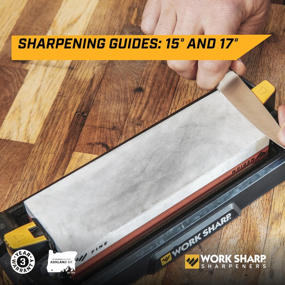Work Sharp Benchtop Whetstone Knife Sharpener - For Knives & Edged Tools - Kitch