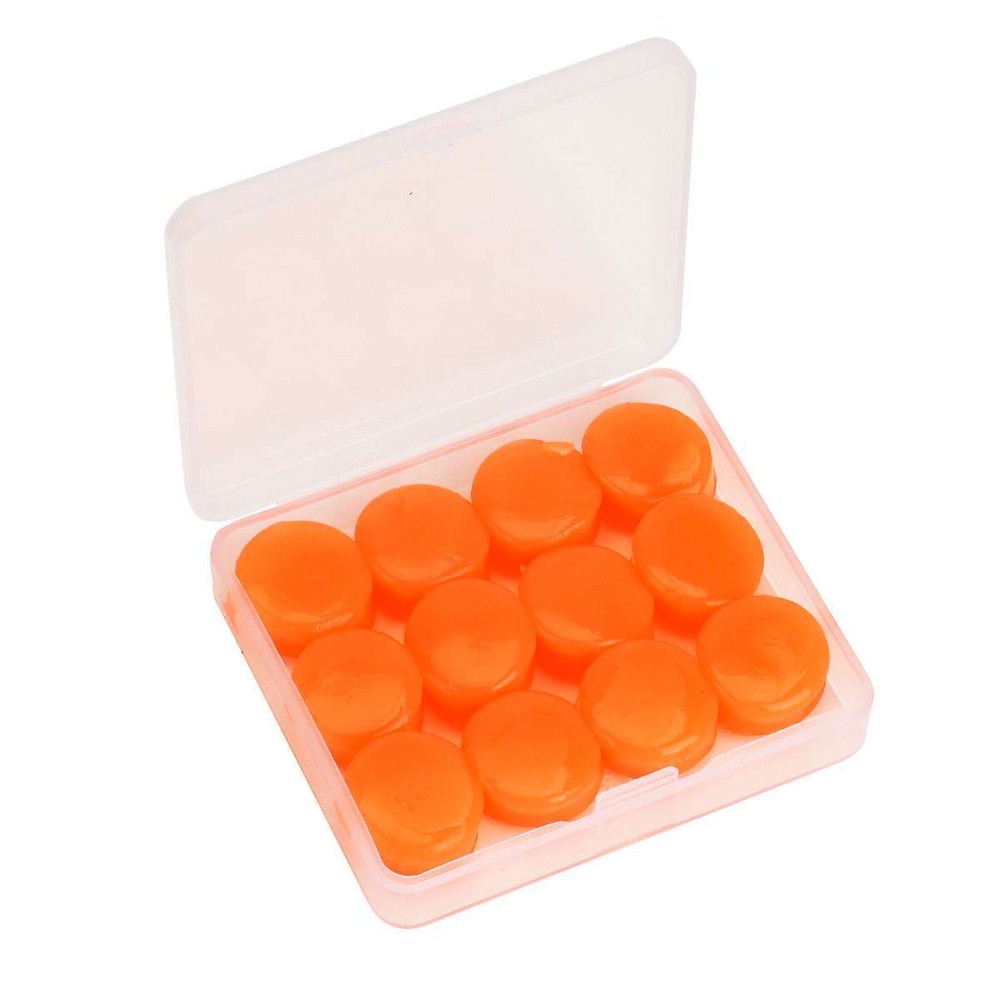 12PC Reusable Silicone Ear Plugs Noise Cancelling Earplugs Protector Study Sleep