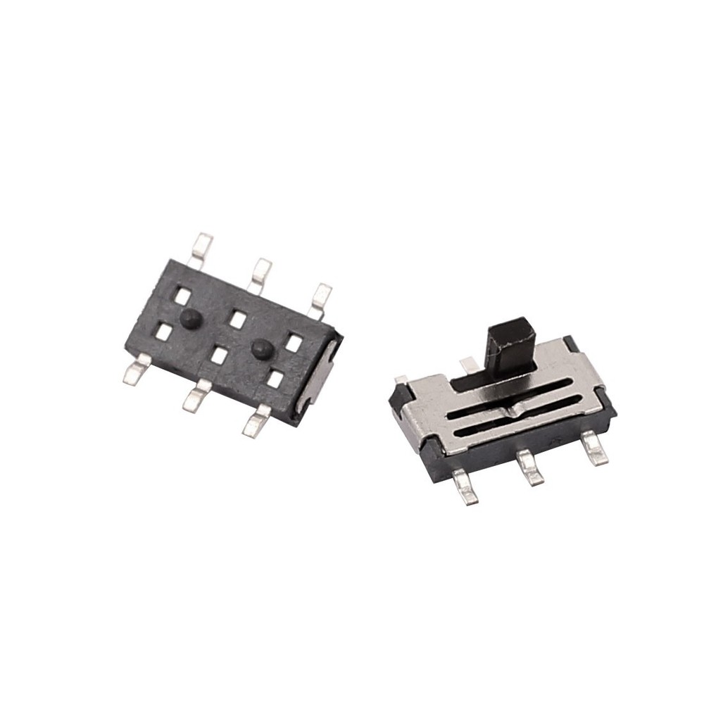 5pcs 6 Pin Devices Self Locking Mini Slide Switch