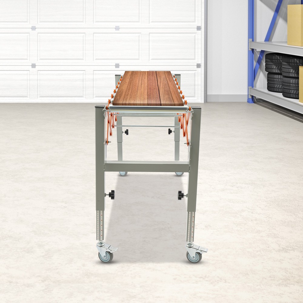 Adjustable Conveyor Table Flexible & Extendable Conveyor Roller Table 50kg max.