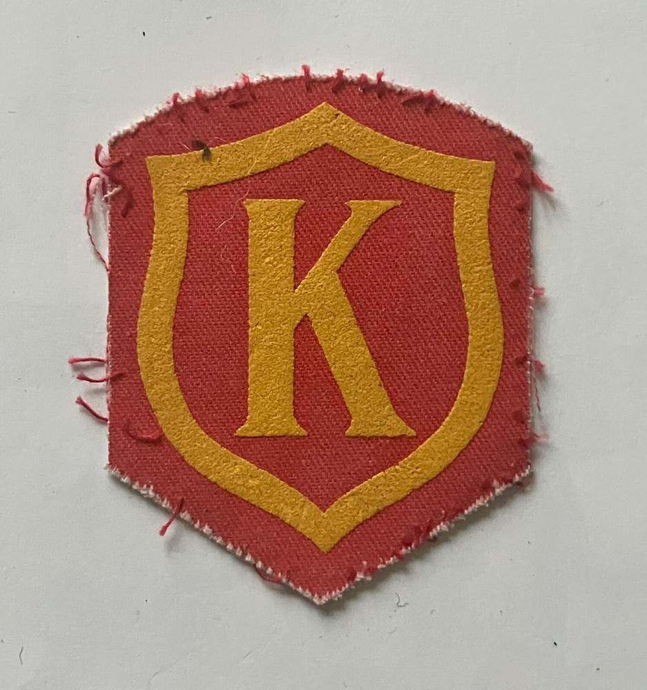 Soviet Russia Army Commandant's Office sleeve patch, older printed type