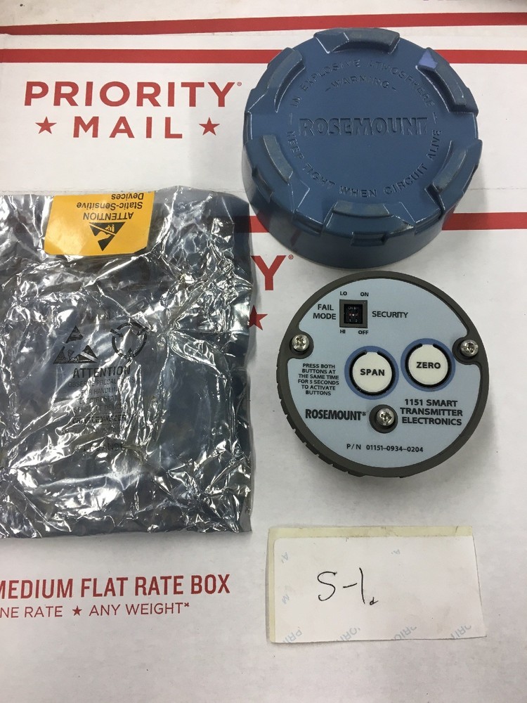 ROSEMOUNT 01151-0934-0204 1151 SMART TRANSMITTER ELECTRONICS CAP