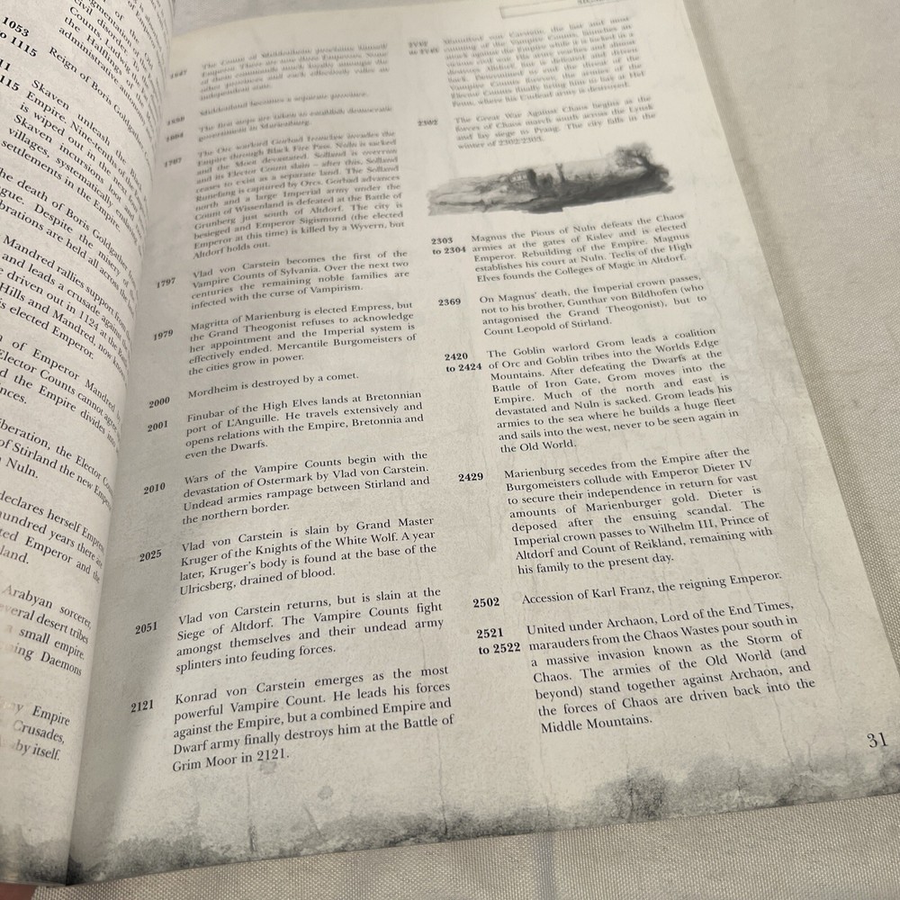 Warhammer The Empire Army Supplement Games Workshop Book