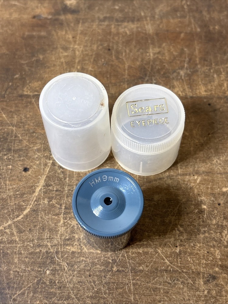 Vtg Sears HM 9 mm Eyepiece Blue With Case