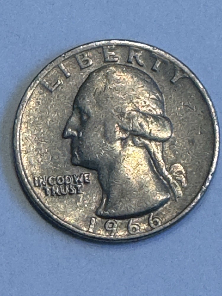 1966 Quarter No Mint Mark, Rim Error Very Rare Multiple Errors