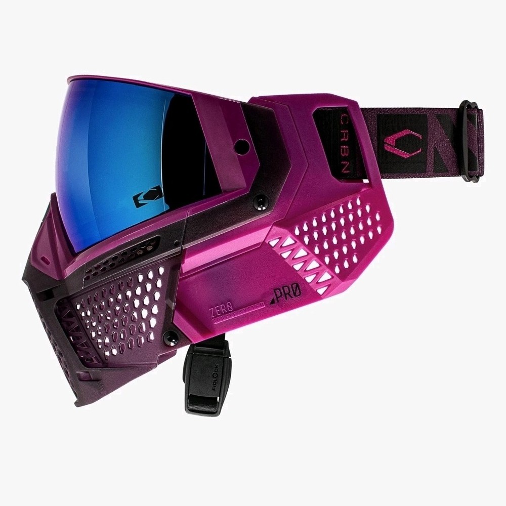 CRBN Paintball Zero Pro Goggle Mask Violet Less Coverage