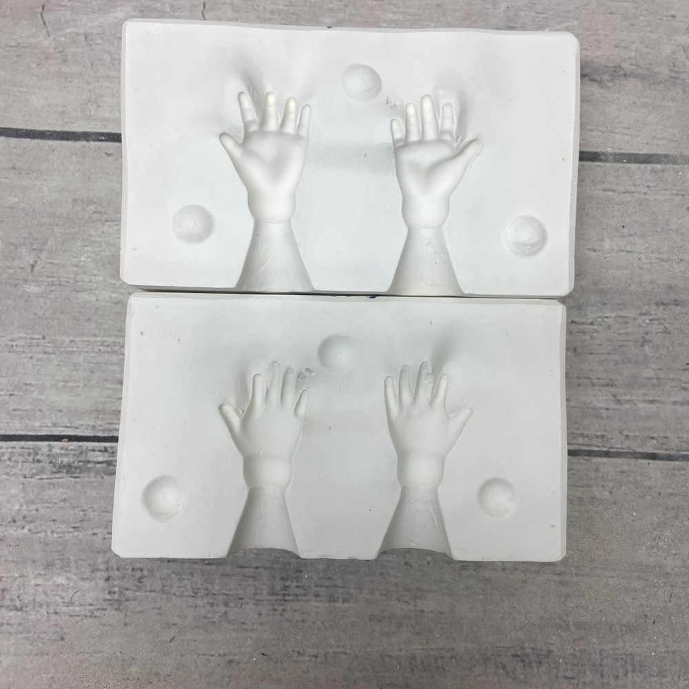 Unbranded Ceramic Casting Mold Doll Hands #3012-5