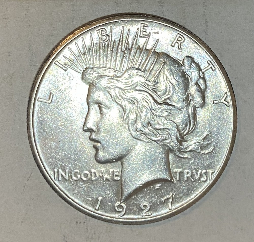 1927 $1 Peace Silver Dollar - #6