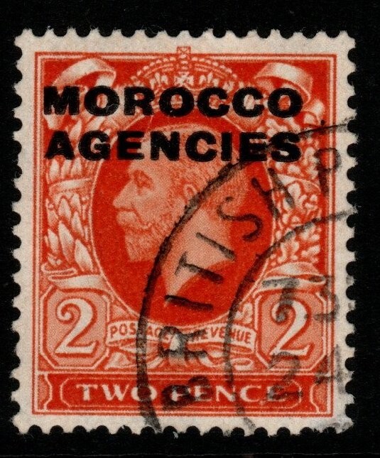 MOROCCO AGENCIES SG68 1936 2d ORANGE FINE USED