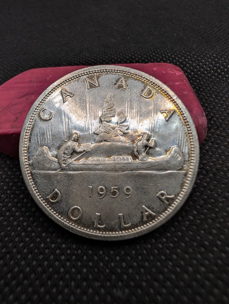 1959 Canada Silver Dollar %80