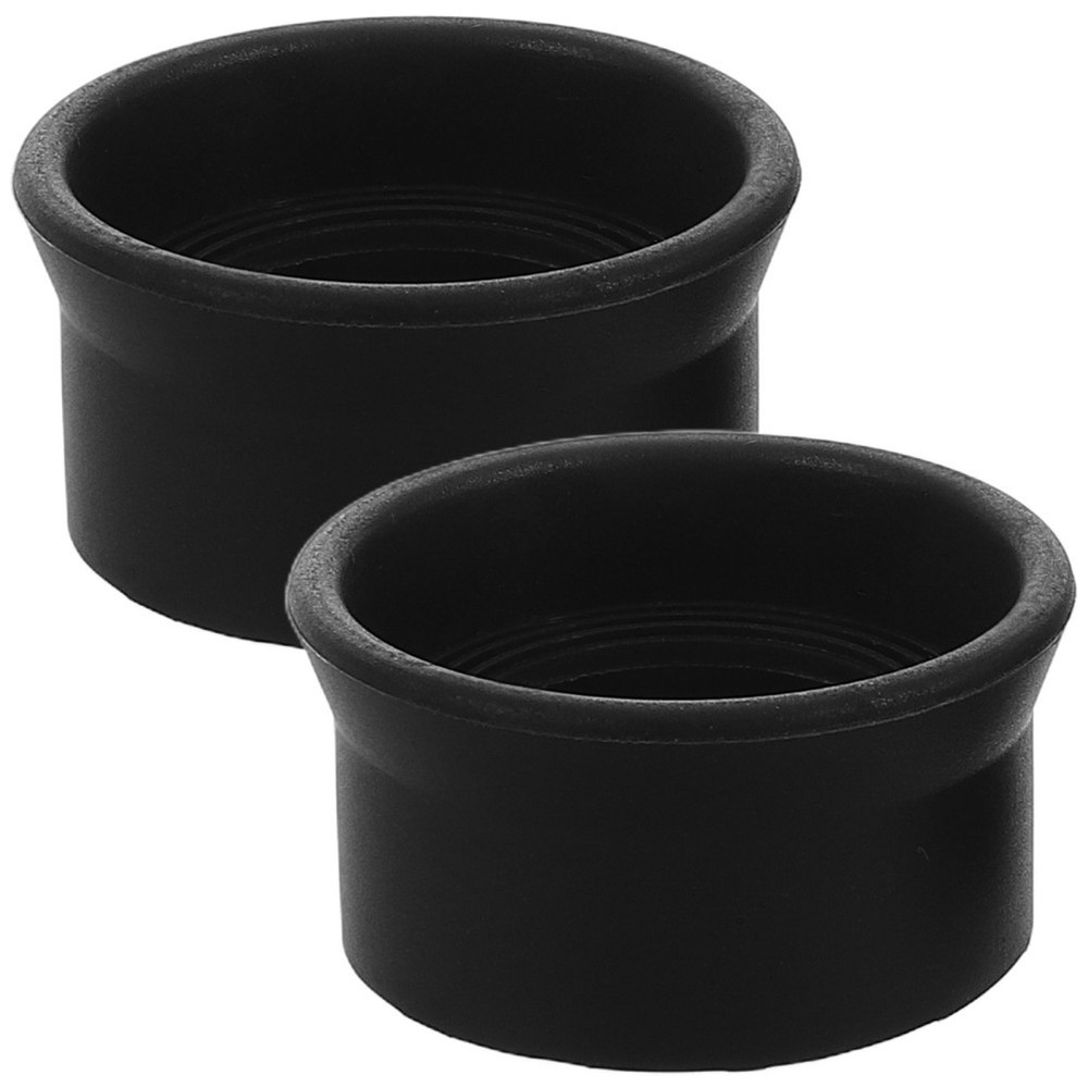 2 Pcs Microscope Eyepiece Cover Binocular Cups Binoculars Rubber