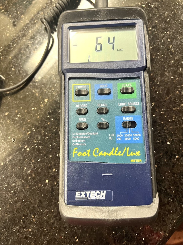 EXTECH 407026 Heavy Duty Light Meter