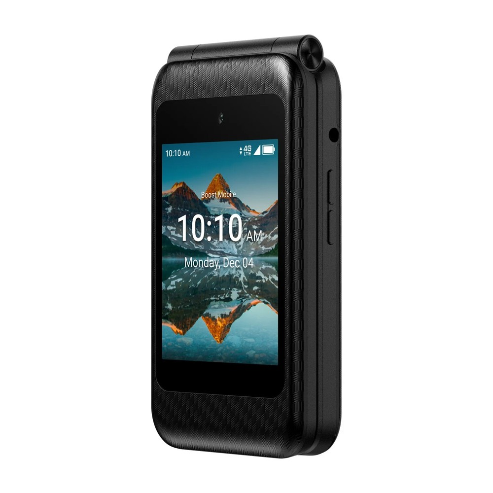 Boost Mobile Summit Flip Phone Bundle Dual 2.8" Display- 12 Months FREE Service!