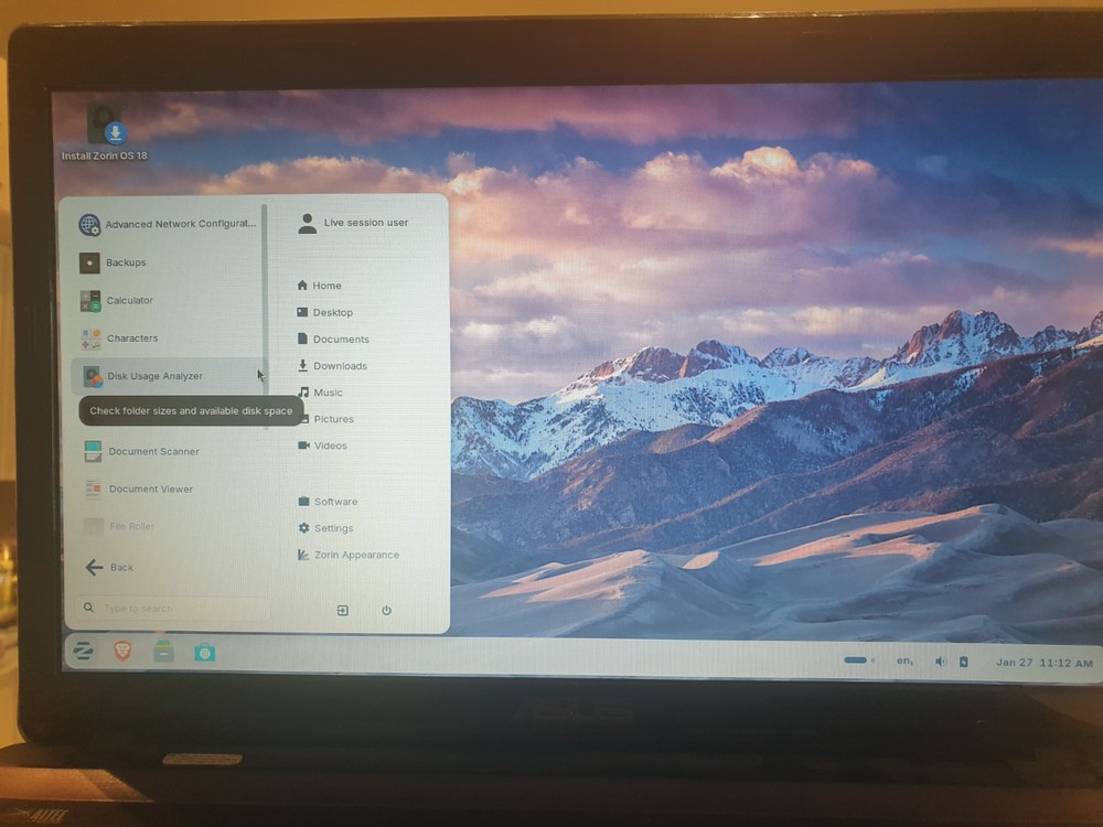 Linux Zorin OS 18 Core, 64-bit, Bootable Live and Install USB Flash Drive