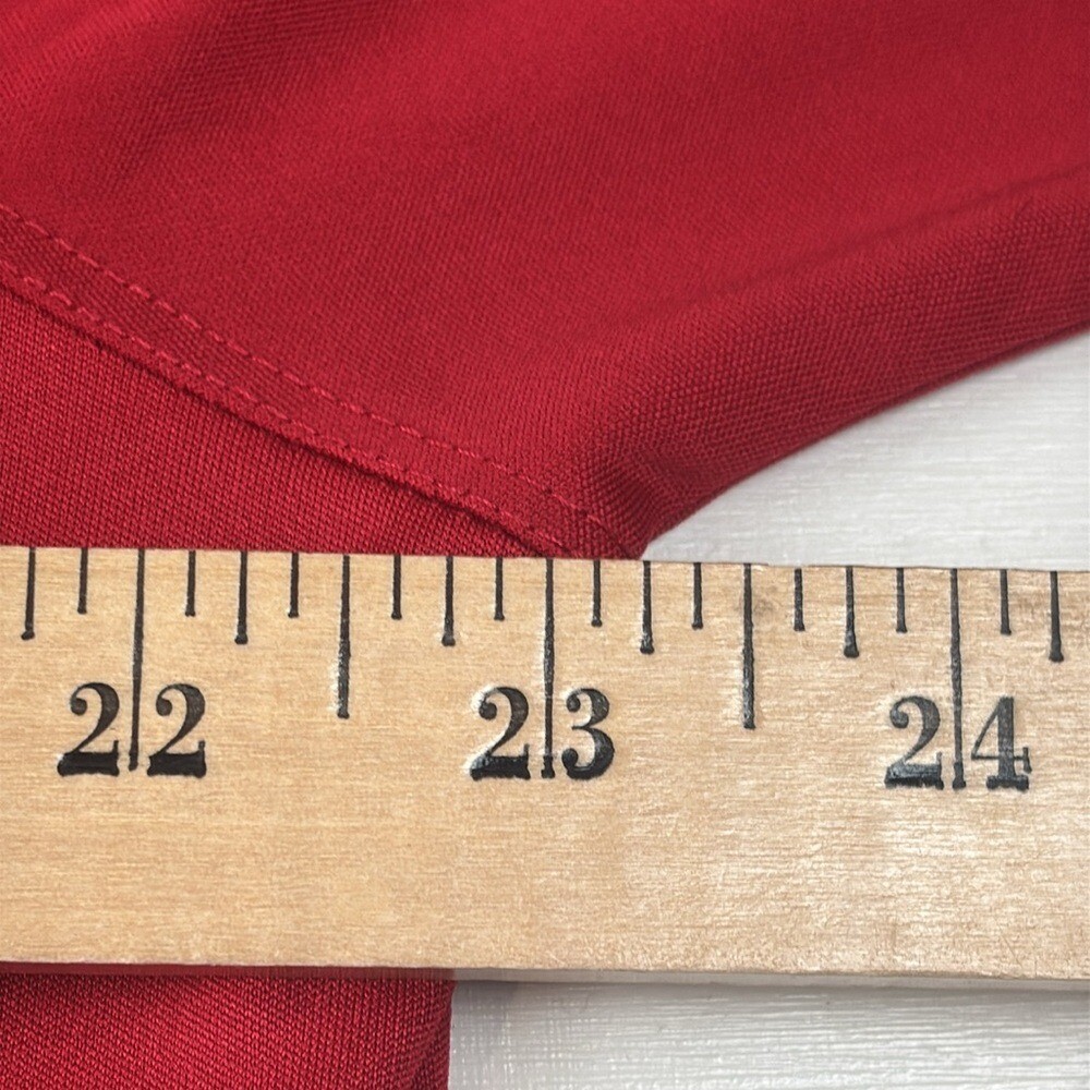 Greg Norman Men’s Large Red Pullover – Activewear, Golf, Quarter-Zip