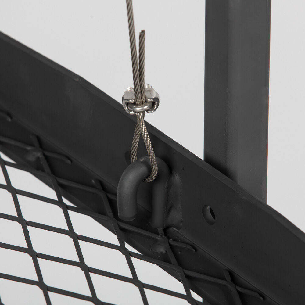 Ash & Ember Adjustable Campfire Asado Grate and Griddle, Open Flame Adjustable