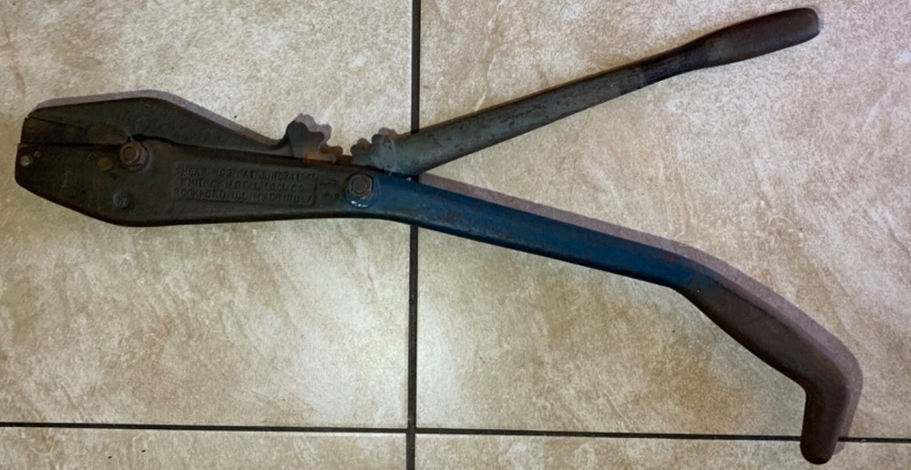 ANTIQUE 1943 Whitney Tool Co. Shear N-2