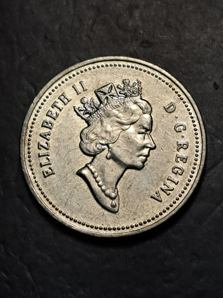 1992 CANADA 5 CENTS/NICKEL