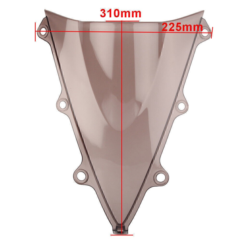 Motorcycle Windshield Windscreen Double Bubble For Honda CBR 300R 2014-19 Silver