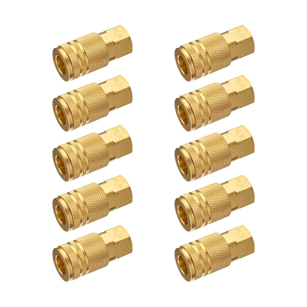 1/4 quick connect fittings,Industrial Air Coupling 10 Pcs, 1/4" Basic Flow Qu...