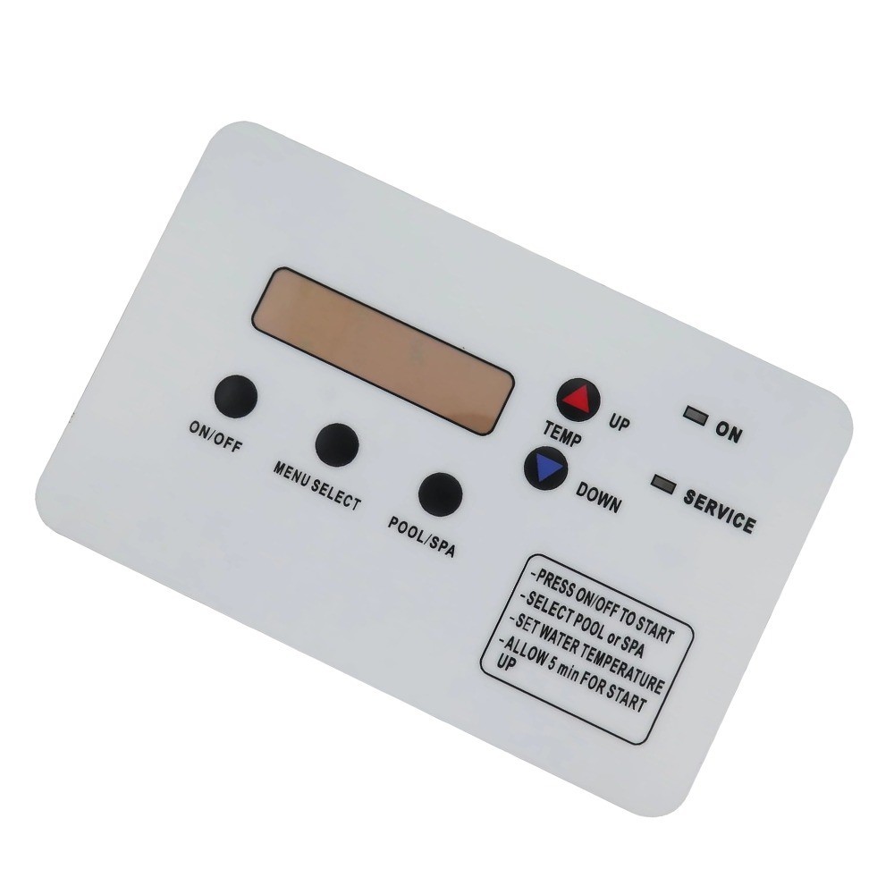 Heat Pump Keypad Switch Membrane Coverage for Pentair Pool 472734 473425