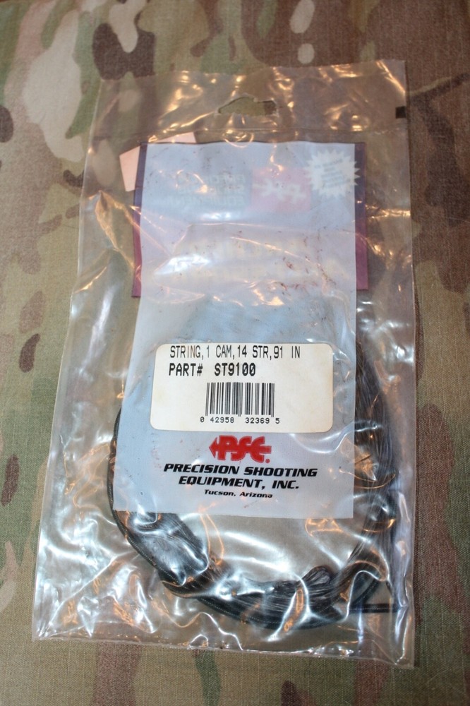 PSE Compound Bow String 91" 1-CAM 14 String Black