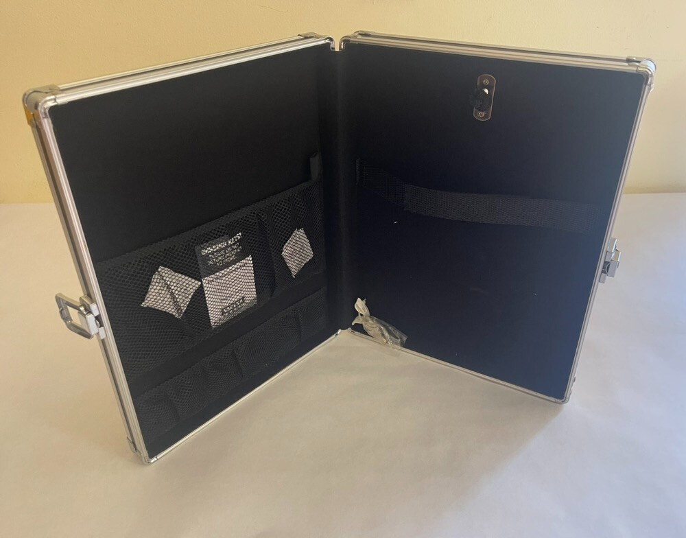 Vaultz Locking Storage Clipboard Tactical White- Dry Erase Front