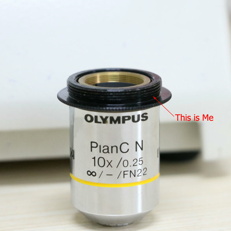 Outer M25 M26 M27 to Inner RMS Thread Adapter Microscope Objective Adapter Ring