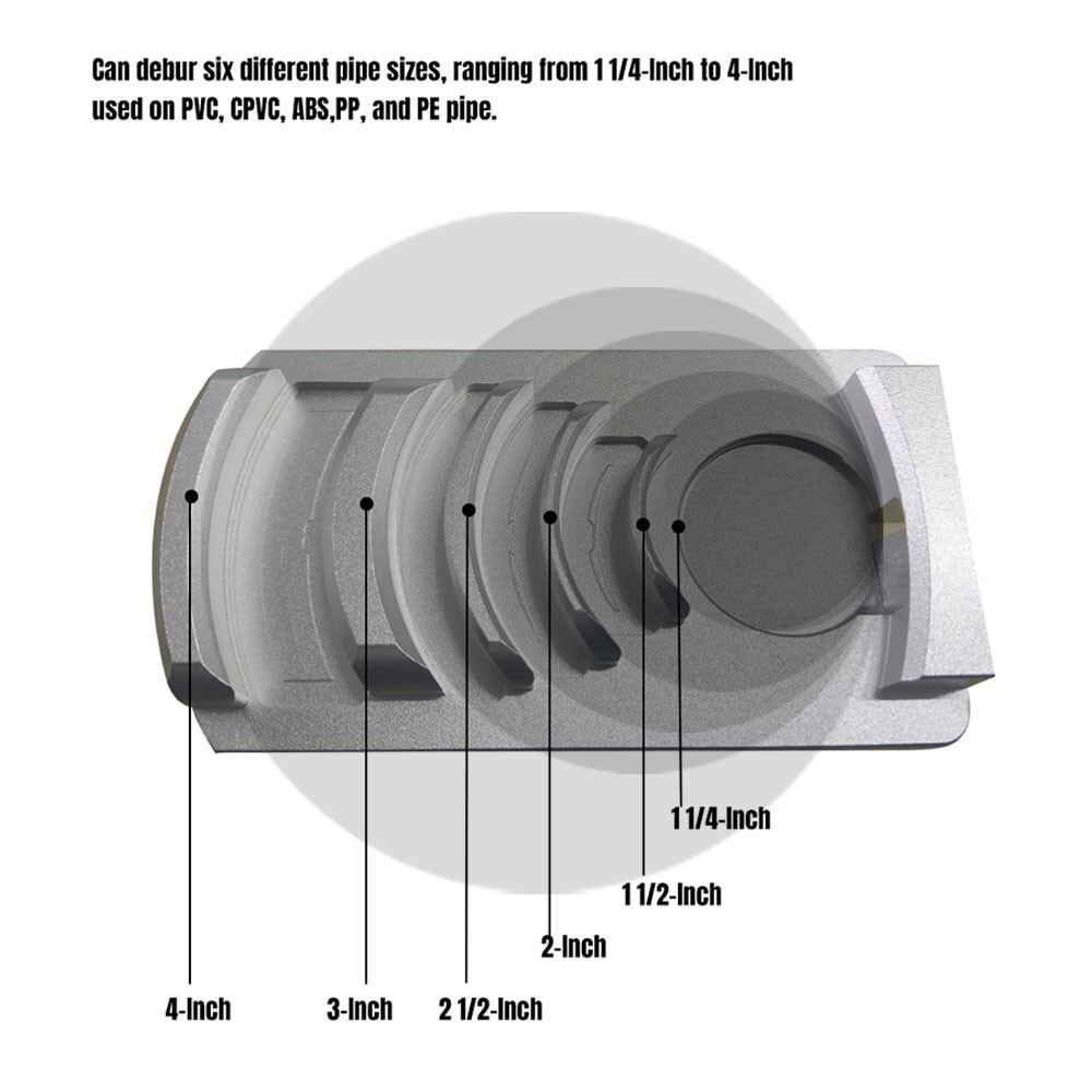 PVC Chamfer Tool with Sharp Blade Deburring Reamer Tool for Plastic Pipe