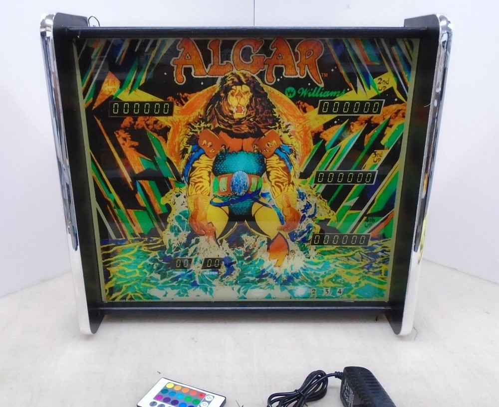 Williams Algar Pinball Head LED Display light box