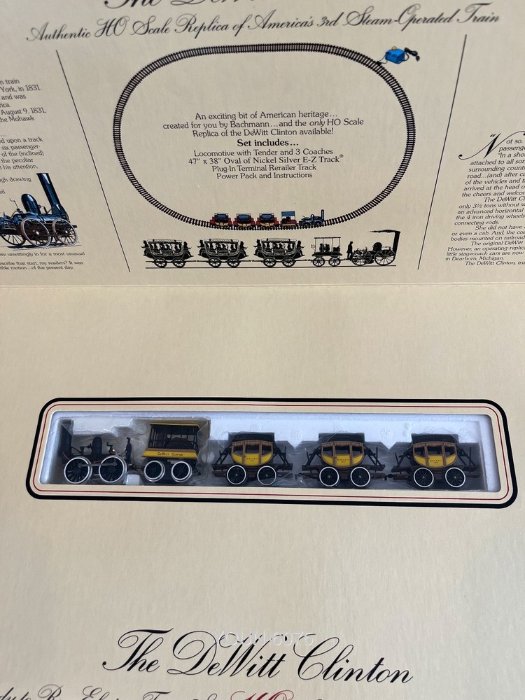 Bachmann The DeWitt Clinton Ready To Run HO Scale Train Set 00641
