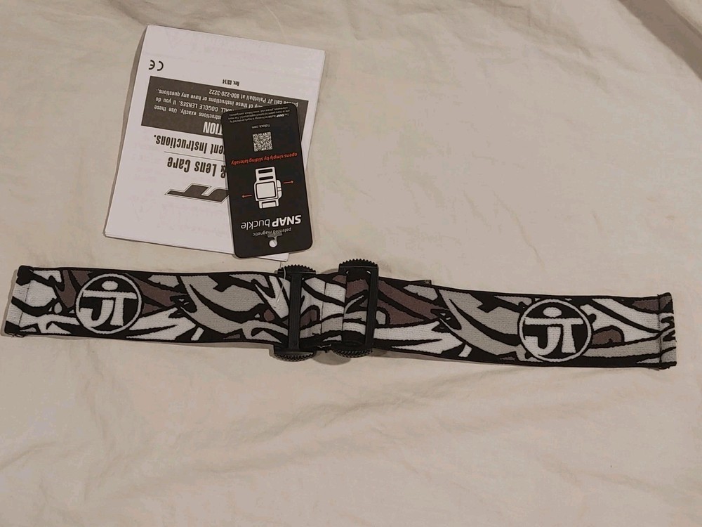 JT proflex strap Black White Grey Paintball New