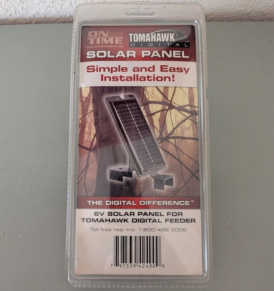 NEW Tomahawk Digital 6V Solar Panel Charger for Tomahawk Digital Feeder