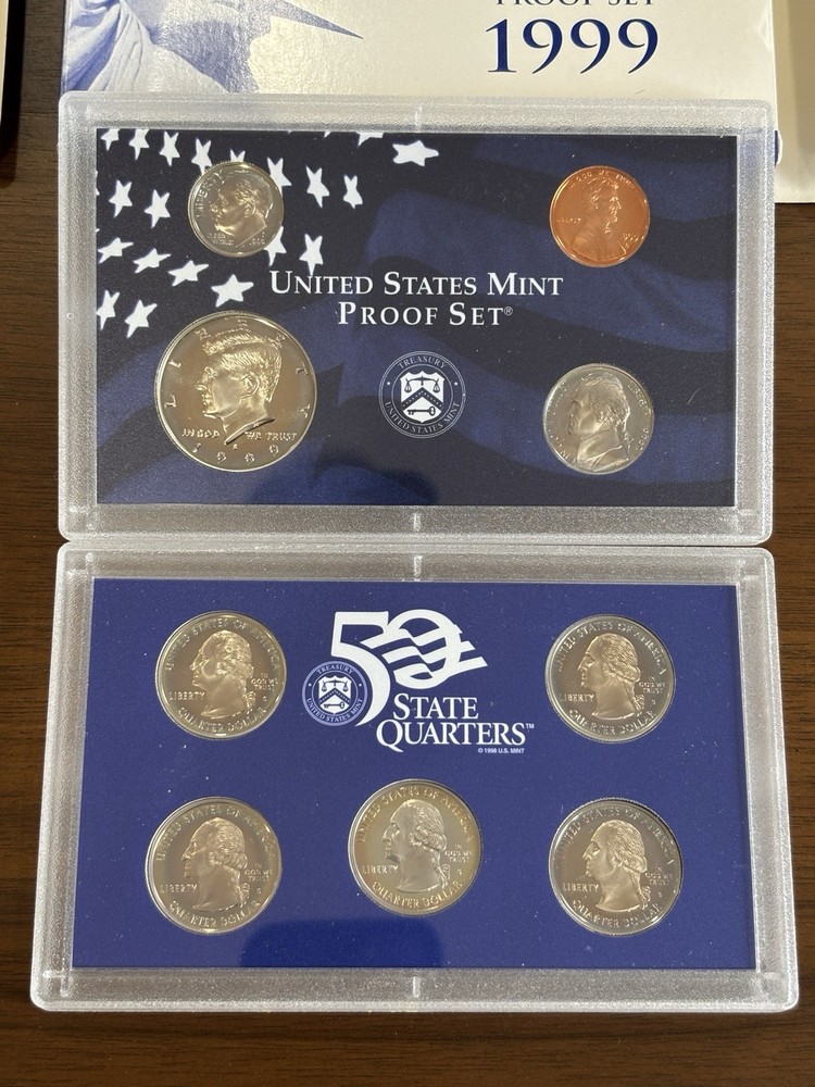 1999 Lot Of 2 US Proof Sets!