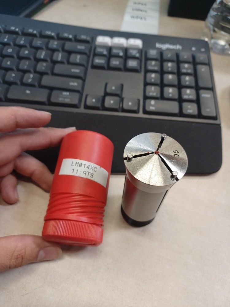 LM014XC 5C Collet Straight 3-1/2" Length