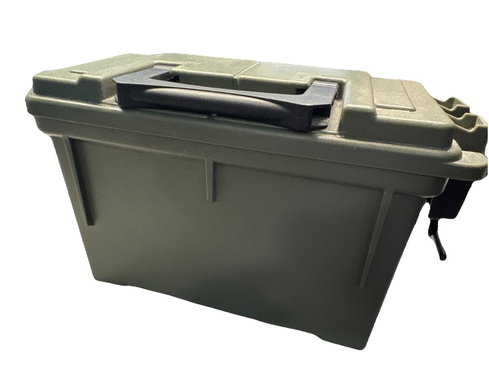 Ammo Box Green Lockable Ammunition Cigar Storage Box