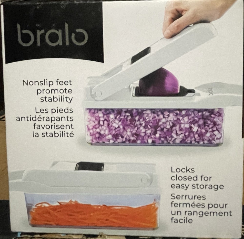 Bralo Multi-Purpose Vegetable Chopper 15 Pieces, 7 Blades
