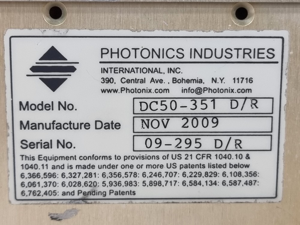 PHOTONICS INDUSTRIES DC50-351 LASER CONTROLLER
