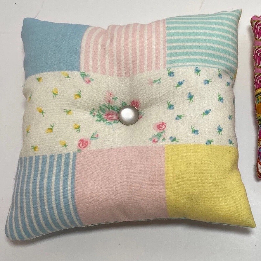 2pc Sewing Pin cushions Shoe + Pillow (36 Ab)