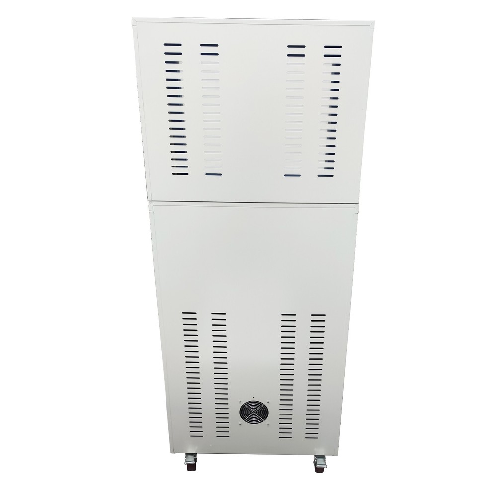 1 PC Blue Industrial Mobile Security Computer Cabinet 63 in H