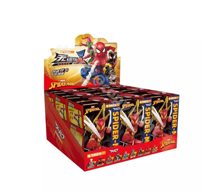 Keeppley Marvel Spider-Man Zero Version 01 Spider Man Blind Box Model Kit Figure