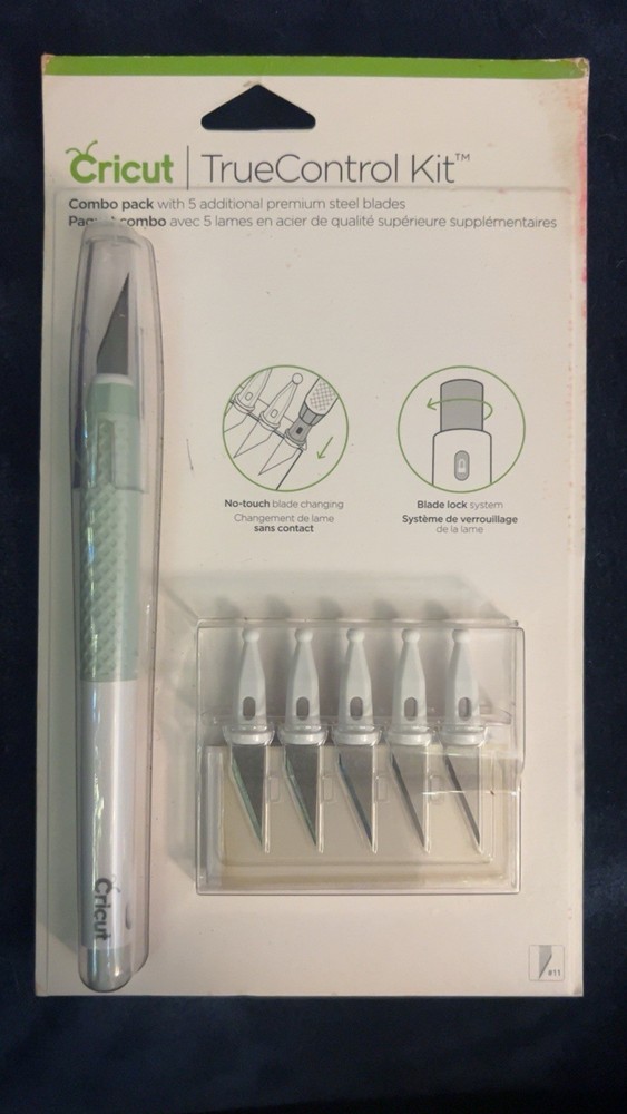 Cricut True Control Kit Combo Pack with 5 Premium Blades New