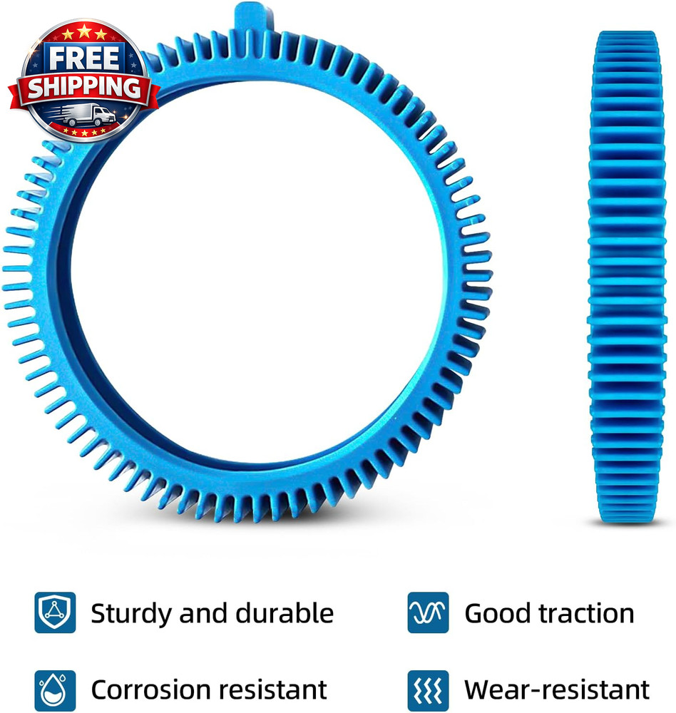 (2-Pack) Replacement Tires with Super Hump Replacement Compatible with Poolvergn