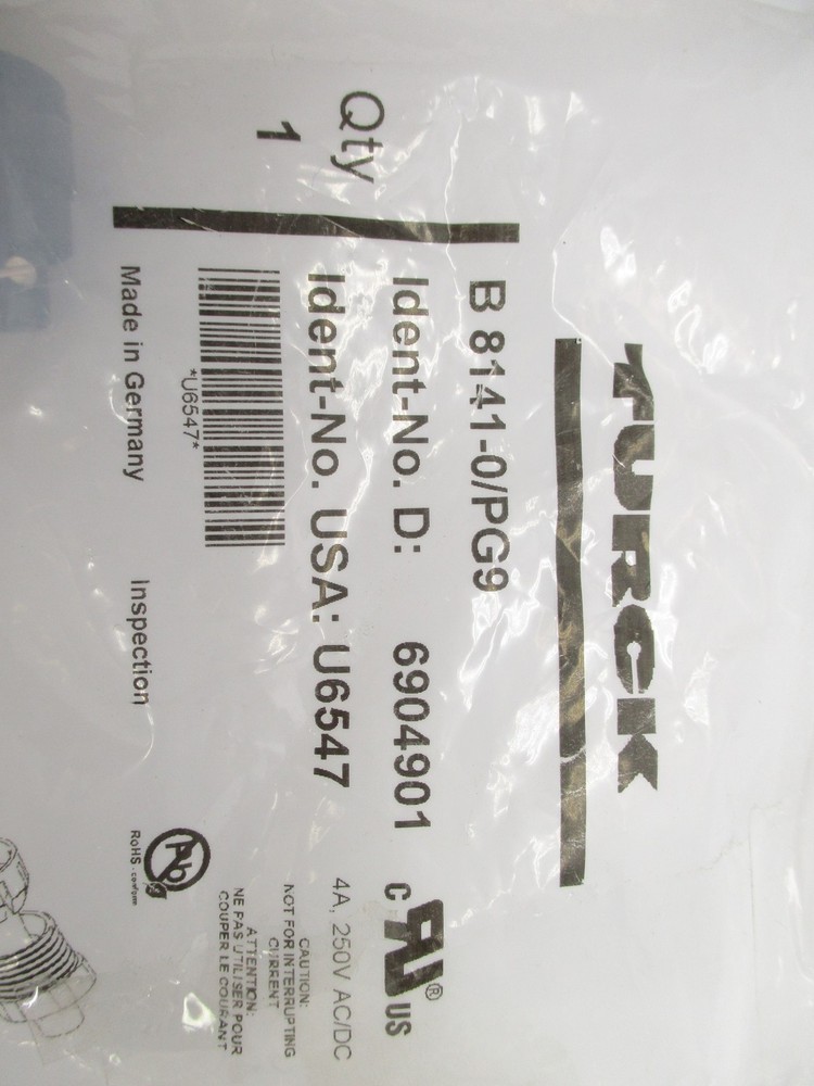 TURCK B8141-0/PG9 U6547 NSMP