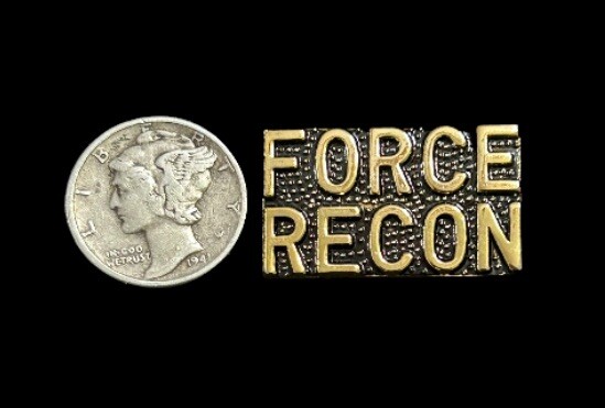 USMC FORCE RECON PIN Marine Corps Force Reconnaissance
